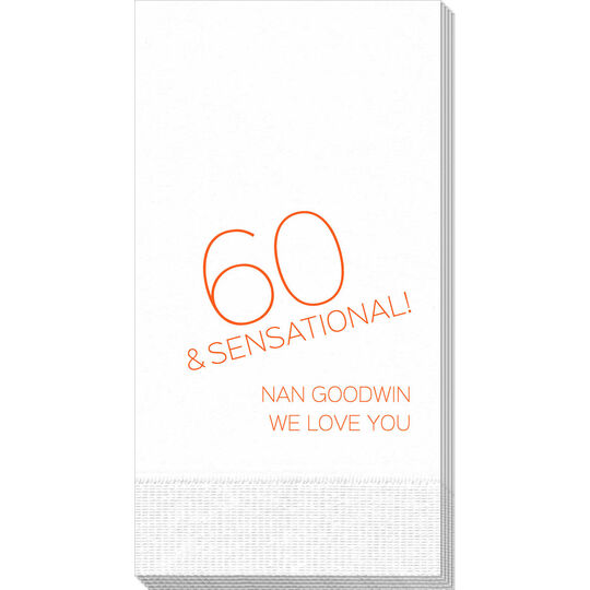 60 and Sensational Guest Towels